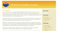 Desktop Screenshot of medicinebuddhasangha.org