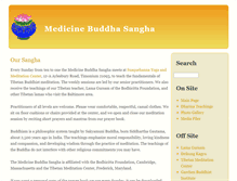 Tablet Screenshot of medicinebuddhasangha.org